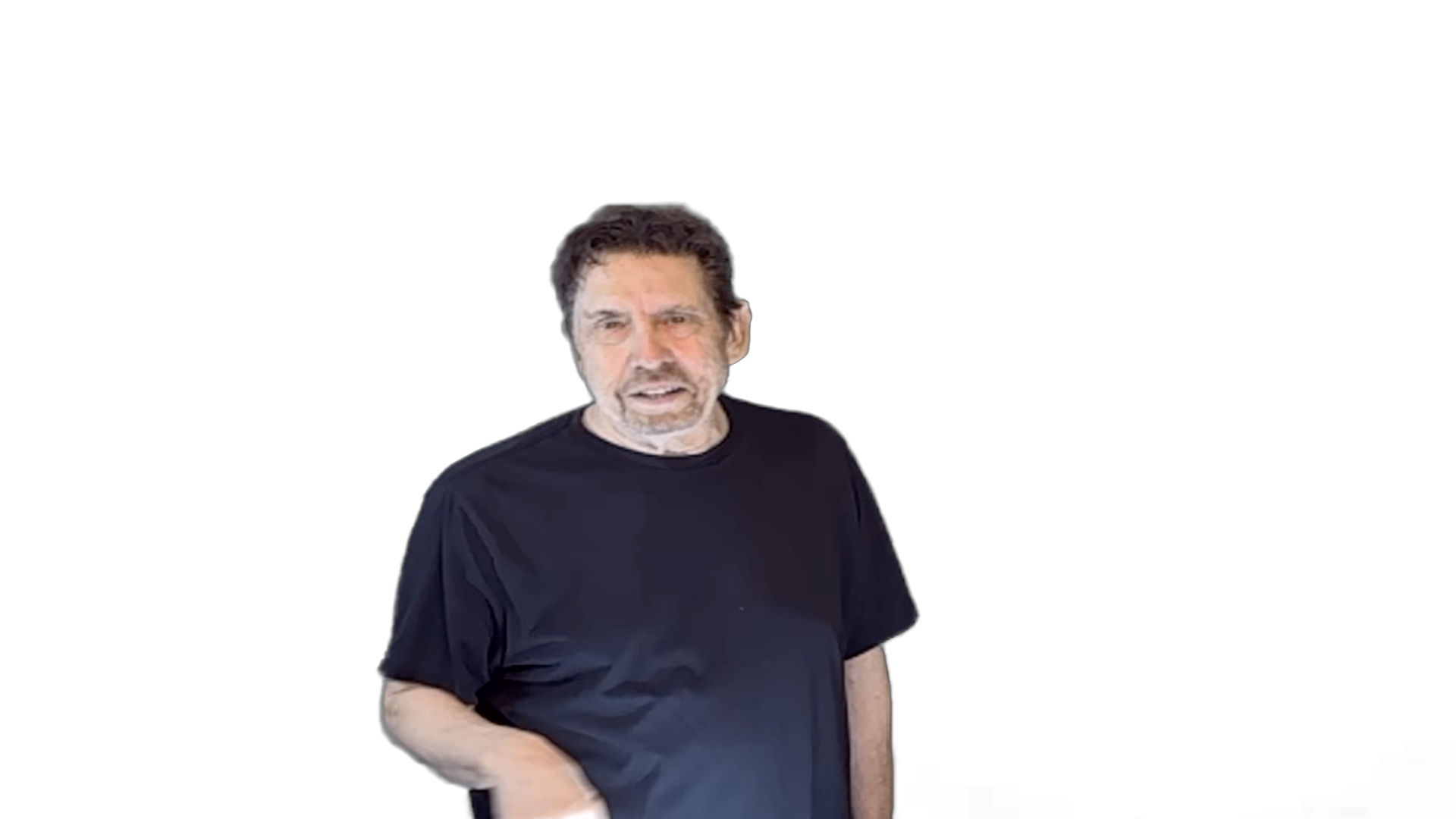 Bugsy speaking directly to the camera
